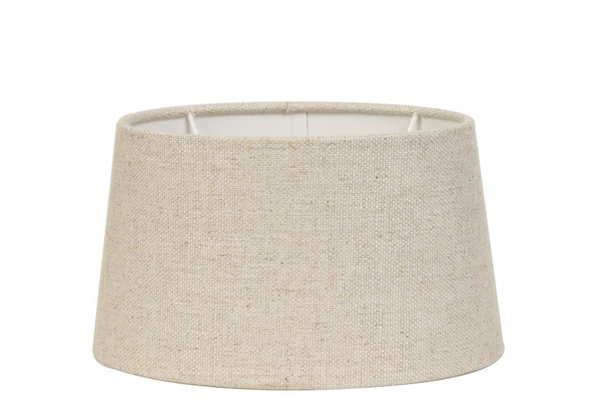 Livigno Linen Natural Round Lampshade - 3630868 - Uneeka